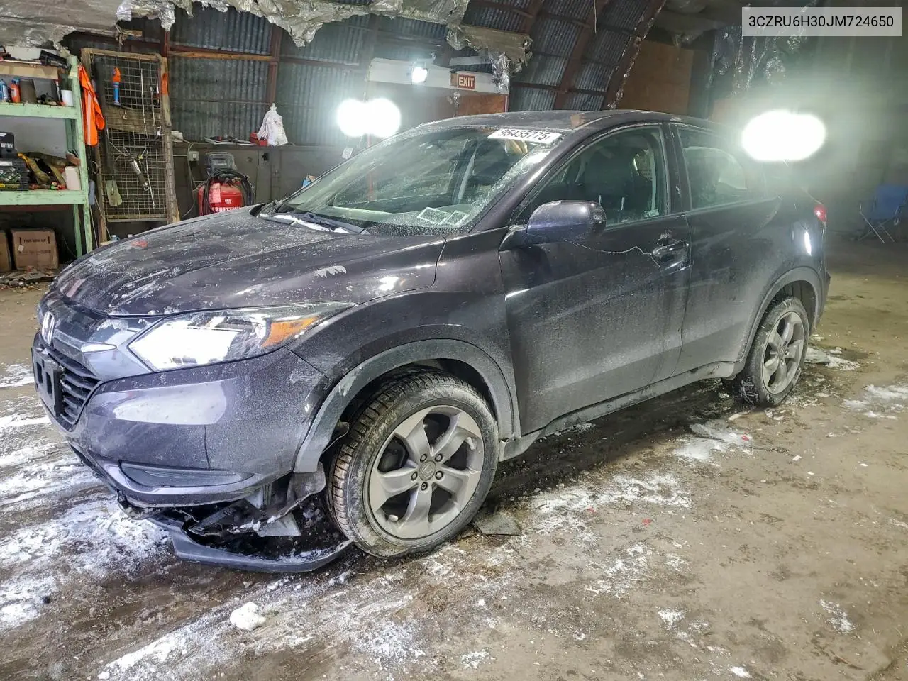 3CZRU6H30JM724650 2018 Honda Hr-V Lx