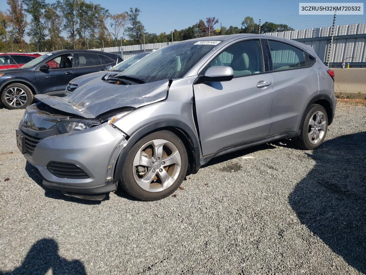 3CZRU5H32KM720532 2019 Honda Hr-V Lx