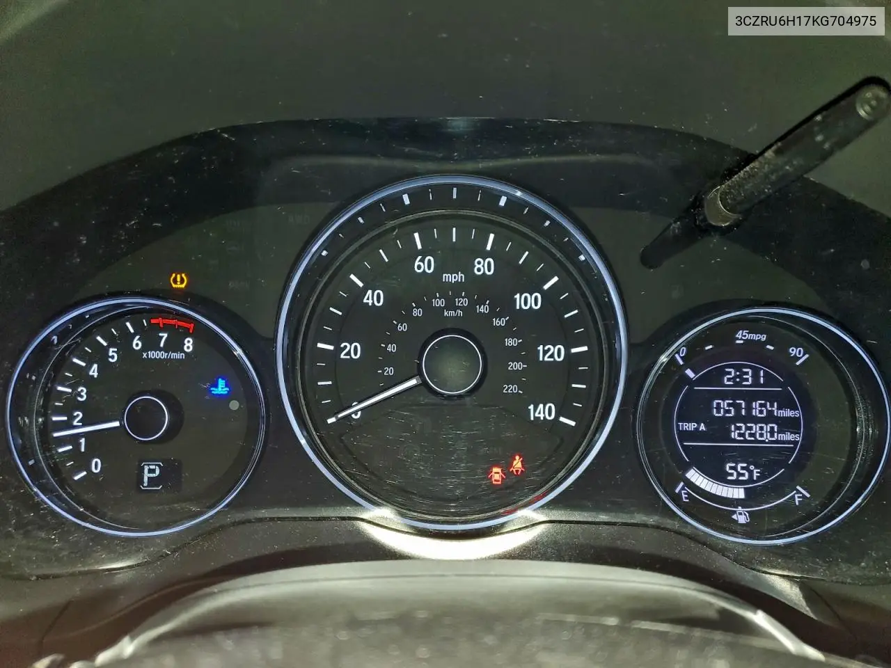 3CZRU6H17KG704975 2019 Honda Hr-V Sport