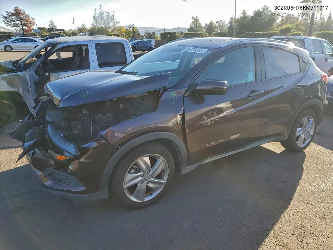 3CZRU5H76KM711917 2019 Honda Hr-V Exl