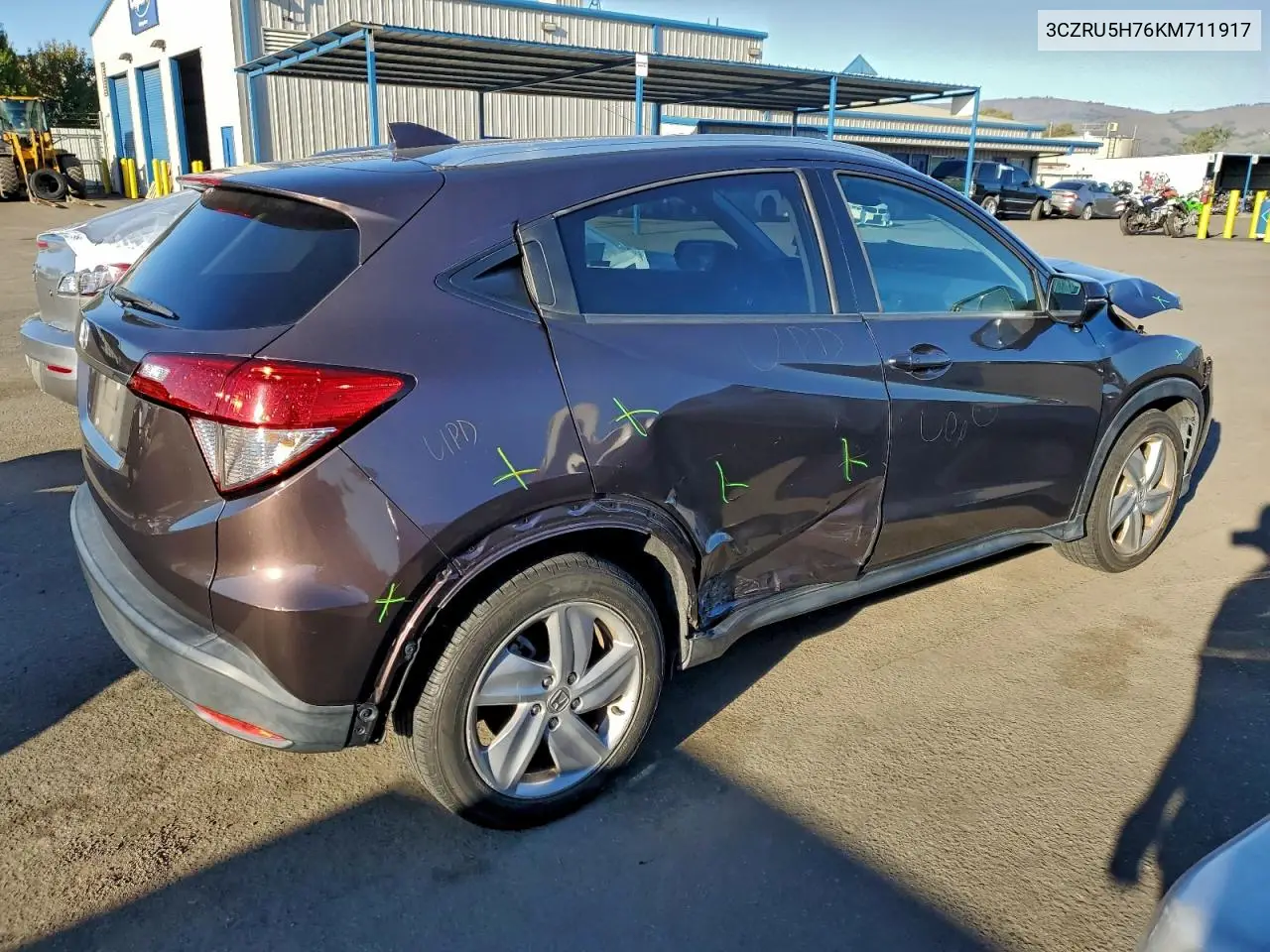 3CZRU5H76KM711917 2019 Honda Hr-V Exl