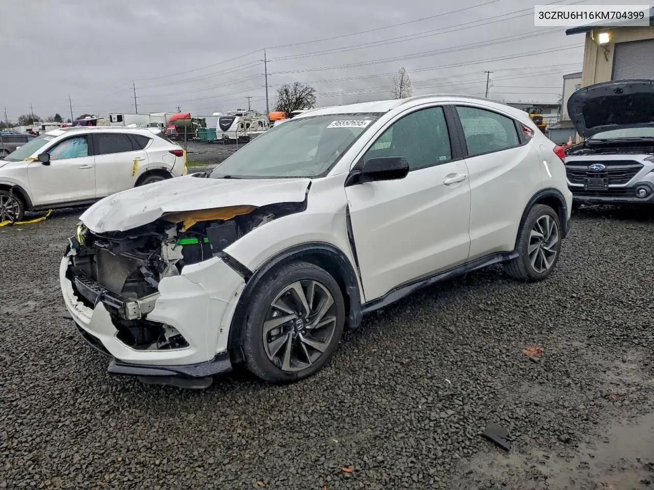 3CZRU6H16KM704399 2019 Honda Hr-V Sport