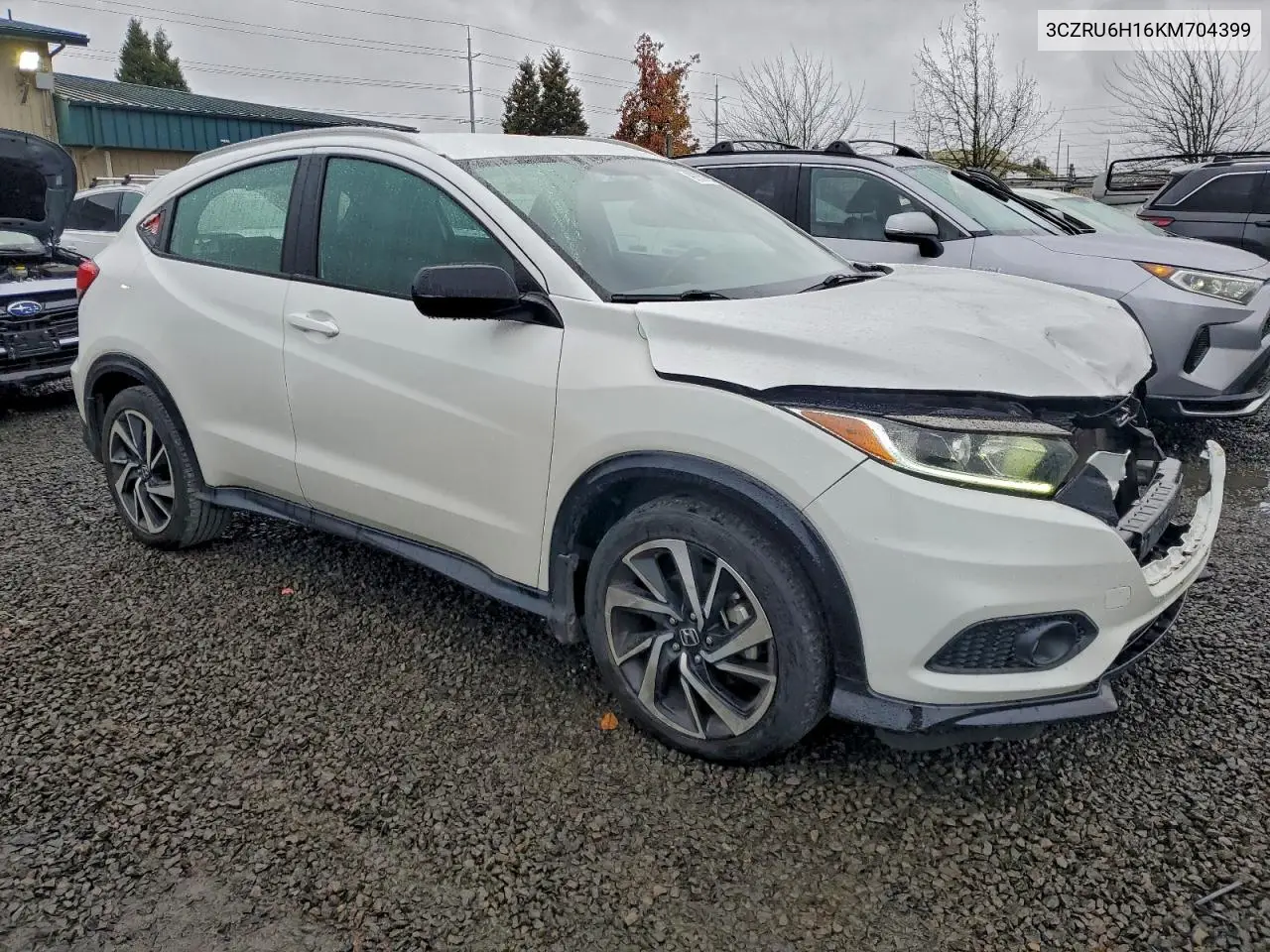 3CZRU6H16KM704399 2019 Honda Hr-V Sport