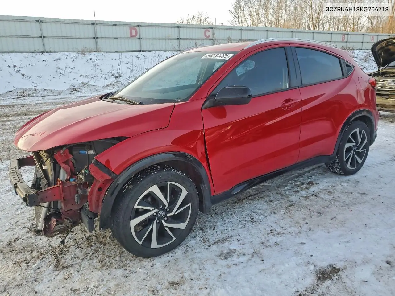 3CZRU6H18KG706718 2019 Honda Hr-V Sport