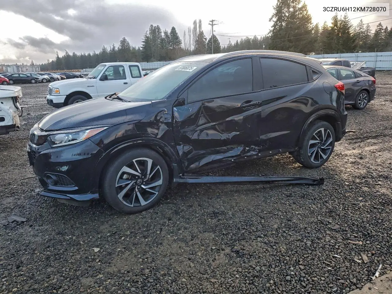 3CZRU6H12KM728070 2019 Honda Hr-V Sport