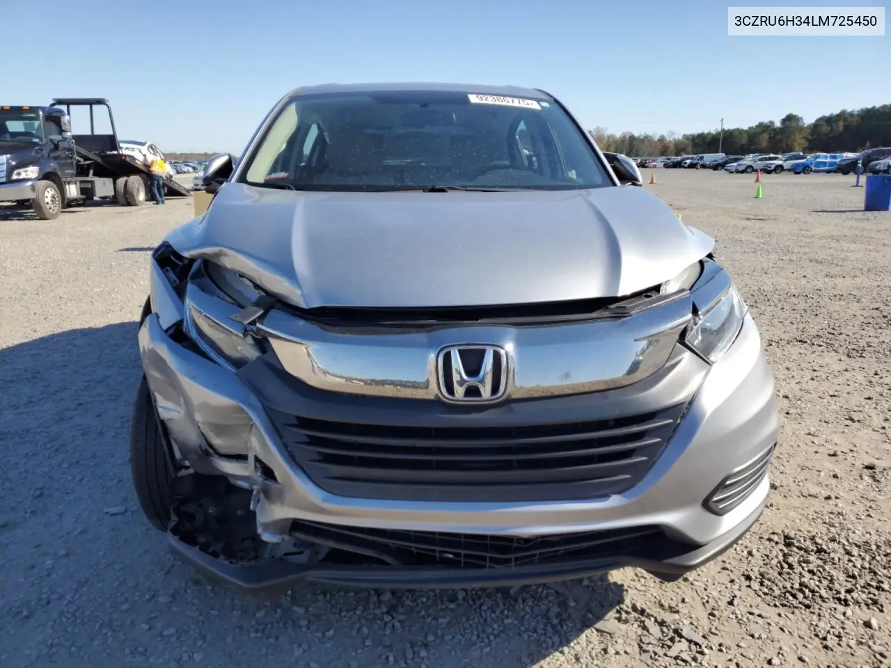 3CZRU6H34LM725450 2020 Honda Hr-V Lx