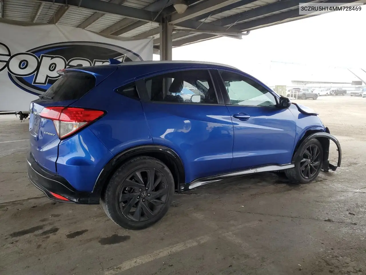 3CZRU5H14MM728469 2021 Honda Hr-V Sport