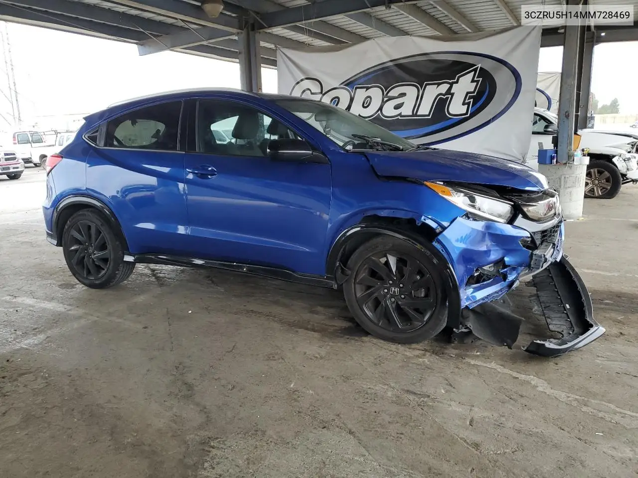 3CZRU5H14MM728469 2021 Honda Hr-V Sport