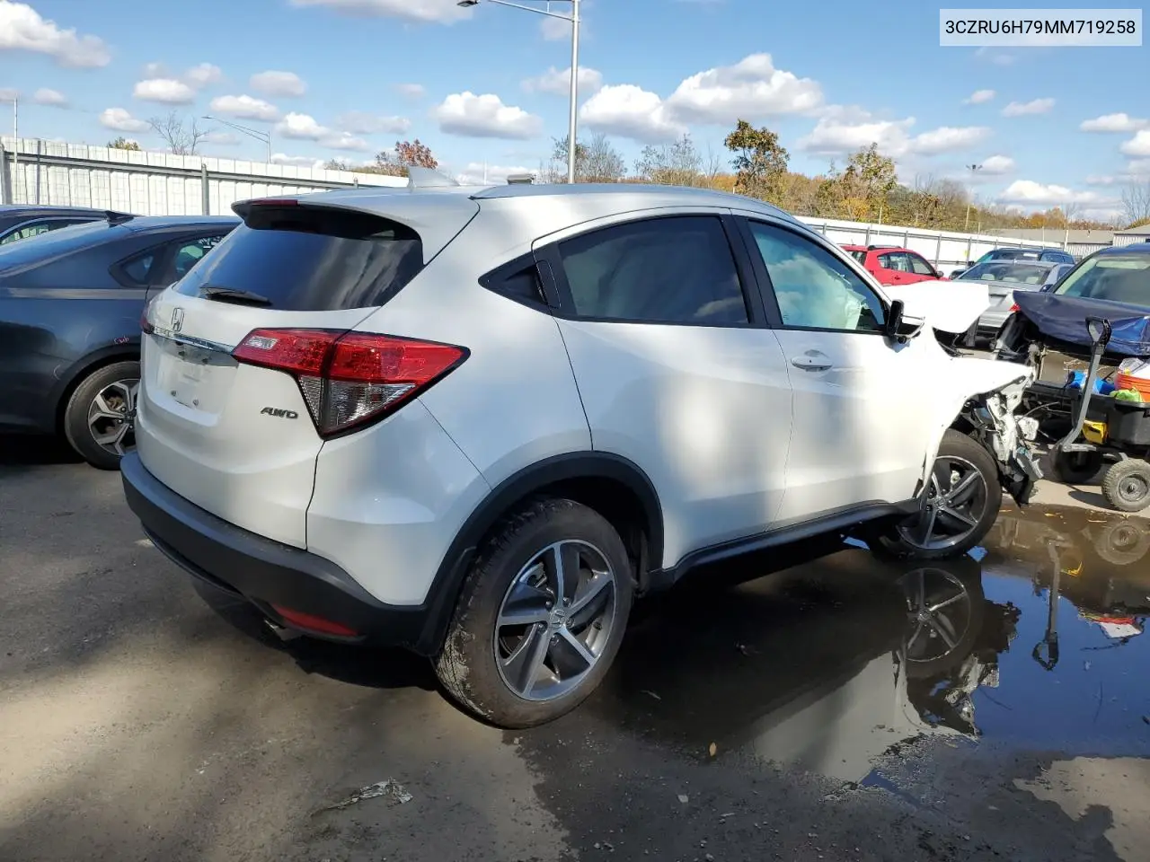3CZRU6H79MM719258 2021 Honda Hr-V Exl