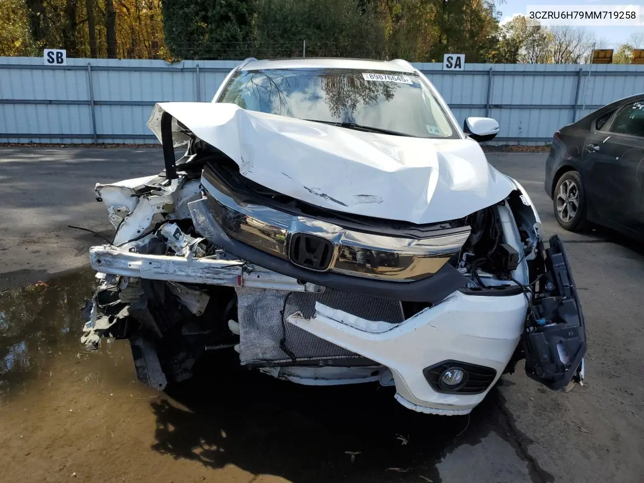 3CZRU6H79MM719258 2021 Honda Hr-V Exl