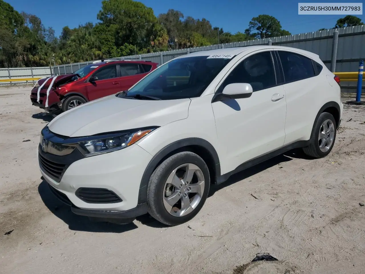 3CZRU5H30MM727983 2021 Honda Hr-V Lx
