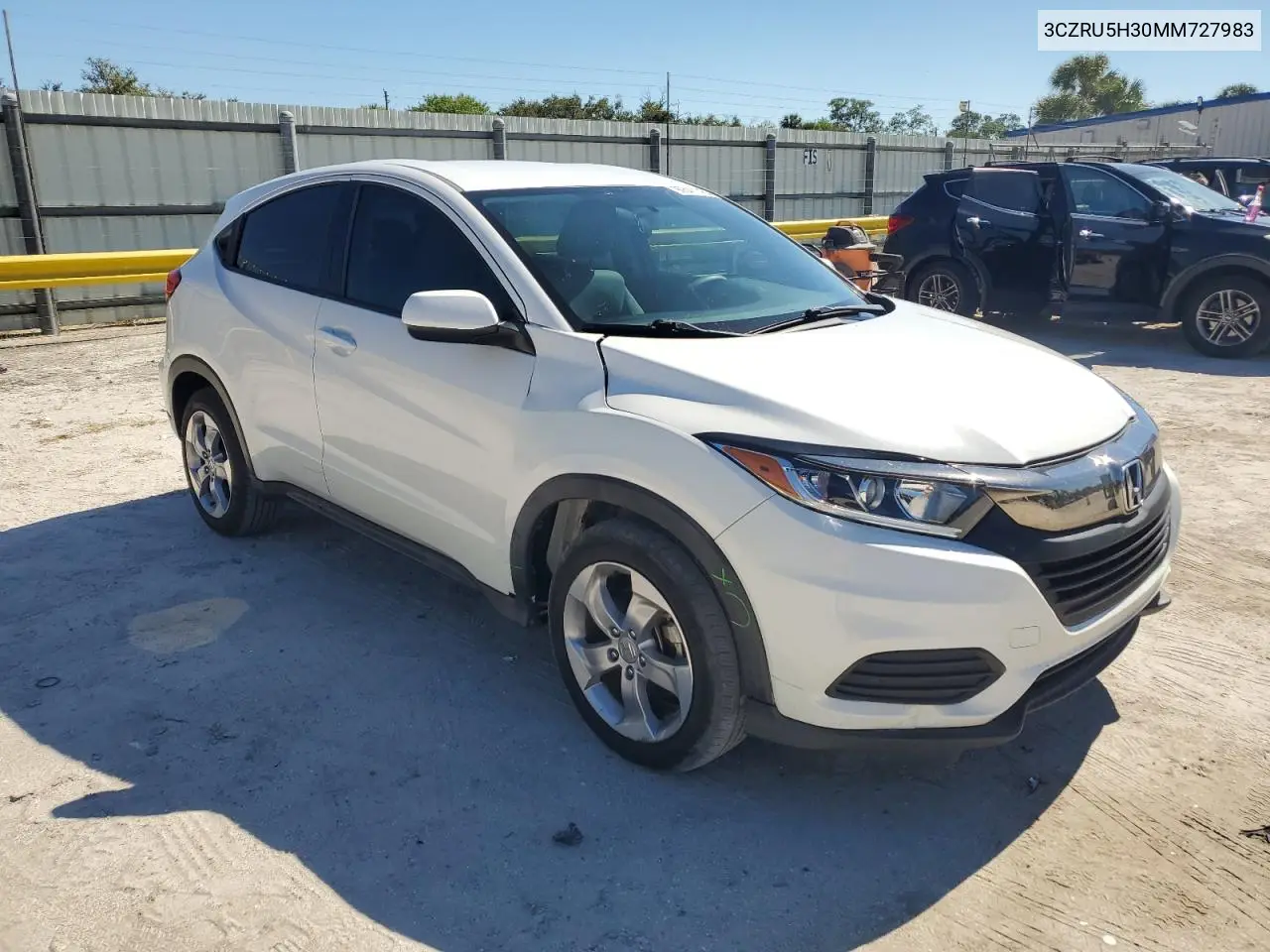 3CZRU5H30MM727983 2021 Honda Hr-V Lx