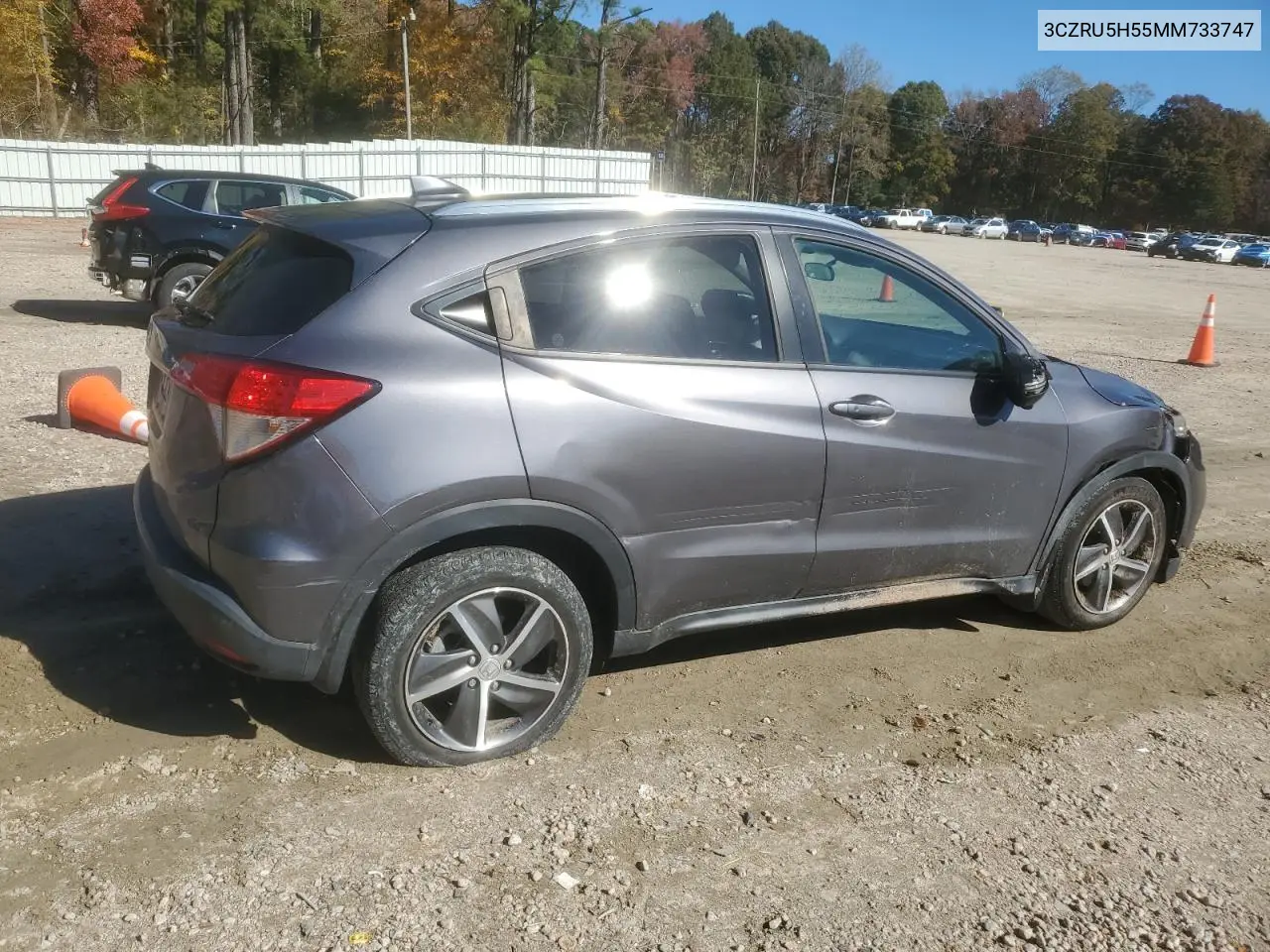 3CZRU5H55MM733747 2021 Honda Hr-V Ex