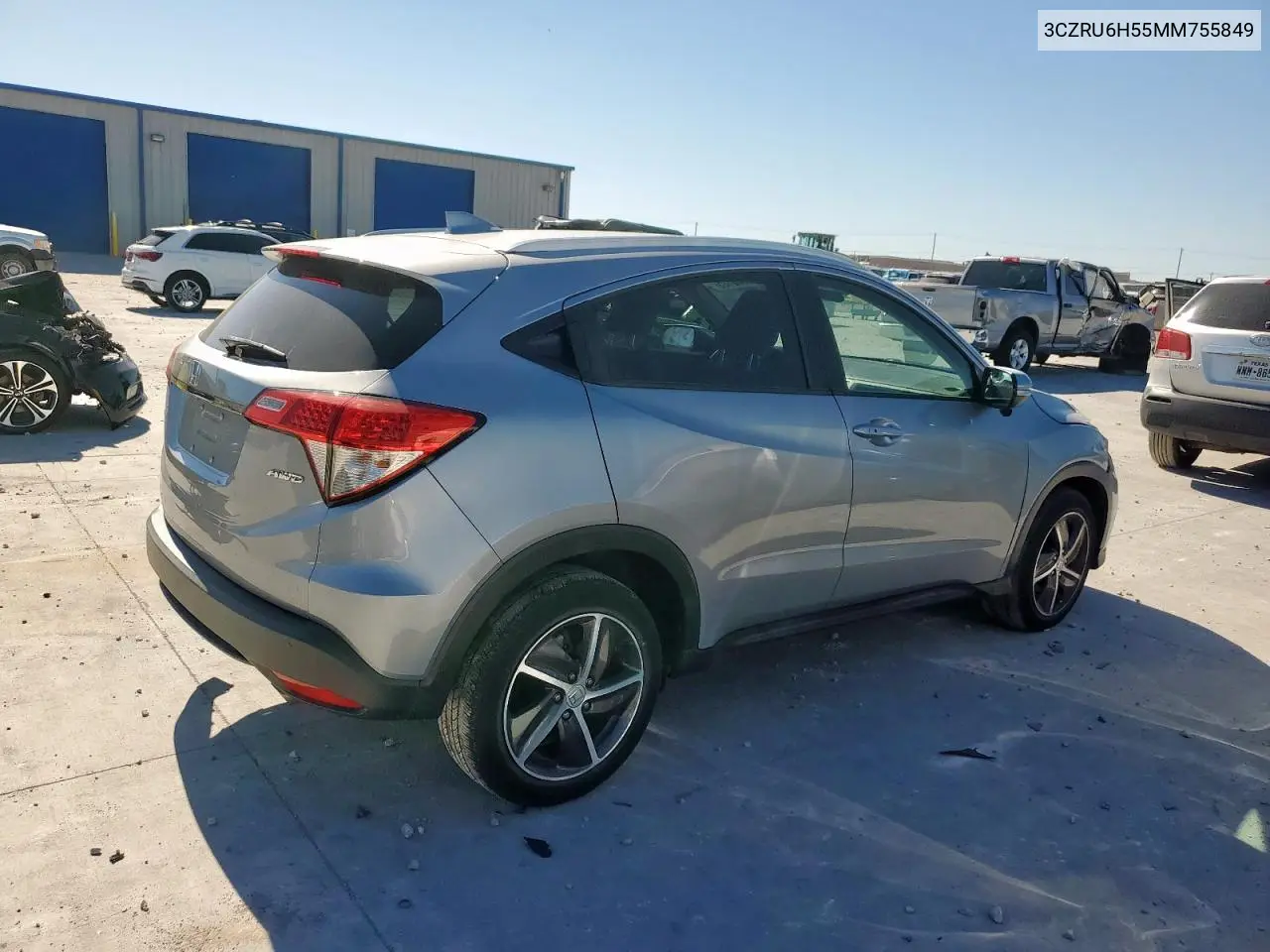 3CZRU6H55MM755849 2021 Honda Hr-V Ex