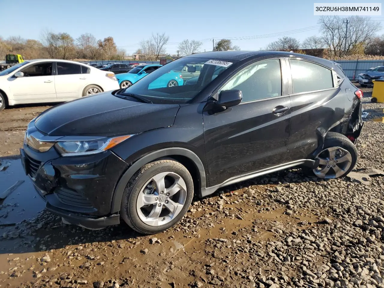 3CZRU6H38MM741149 2021 Honda Hr-V Lx
