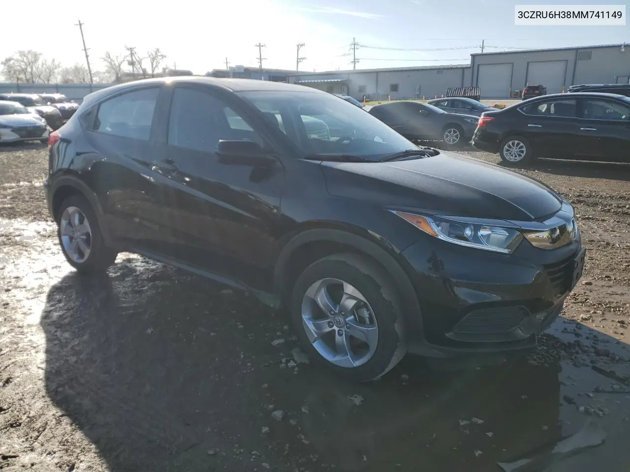3CZRU6H38MM741149 2021 Honda Hr-V Lx