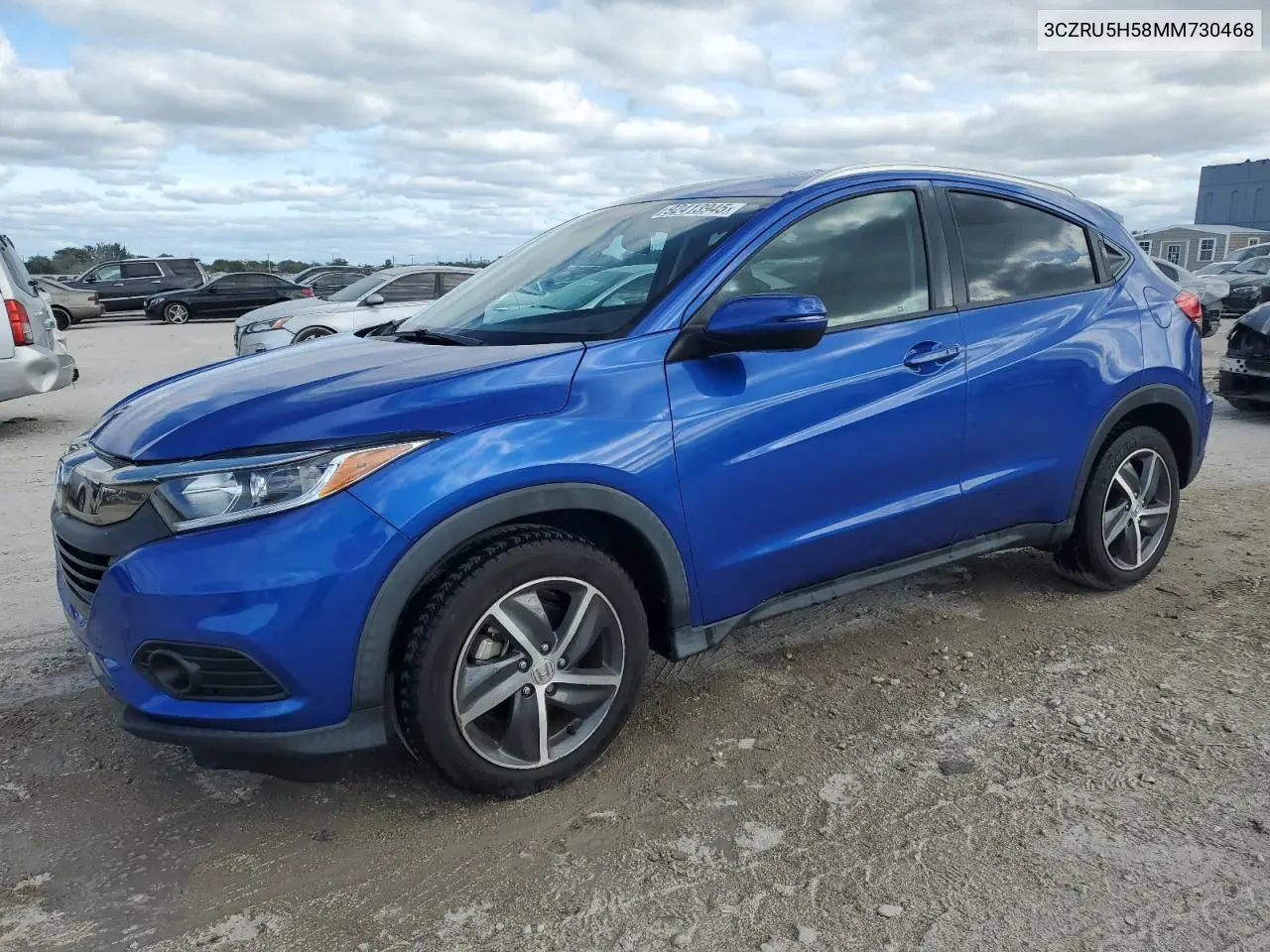 3CZRU5H58MM730468 2021 Honda Hr-V Ex