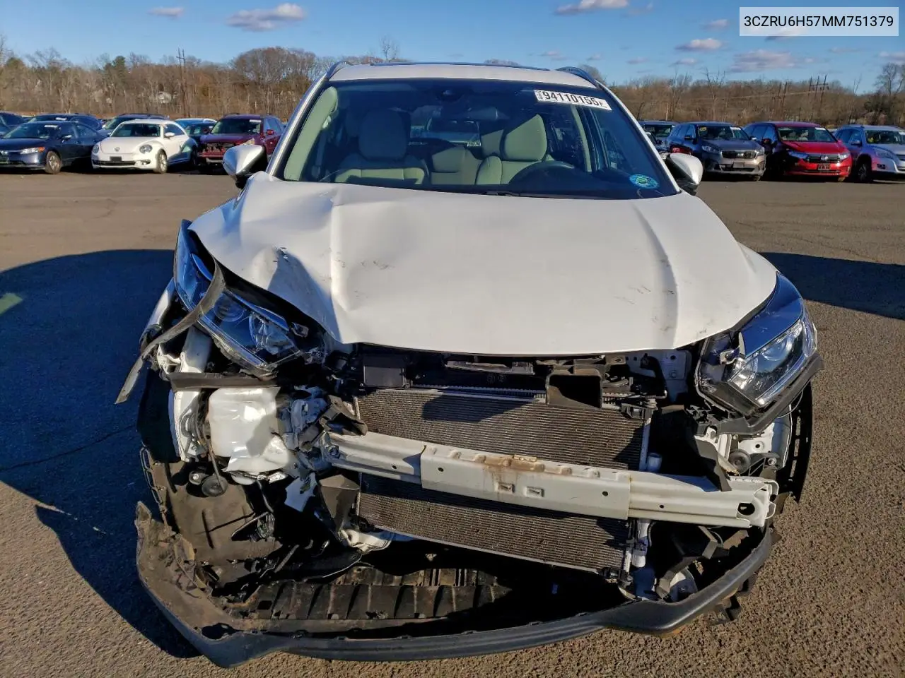 3CZRU6H57MM751379 2021 Honda Hr-V Ex
