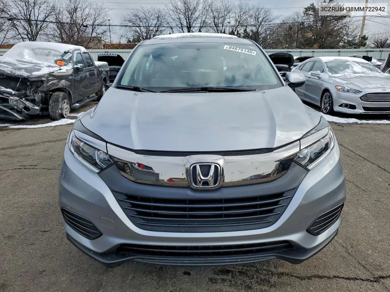 3CZRU6H38MM722942 2021 Honda Hr-V Lx