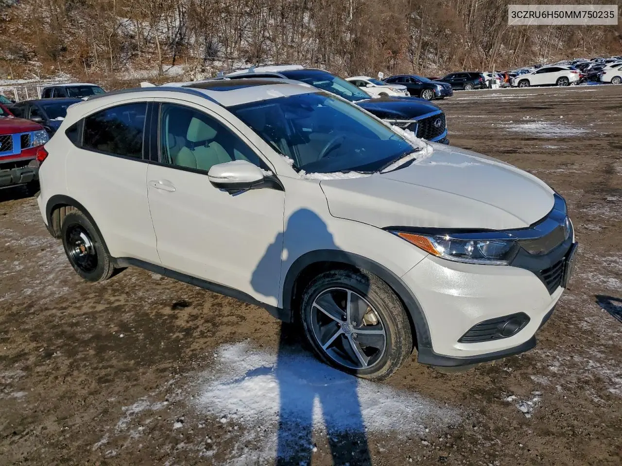 3CZRU6H50MM750235 2021 Honda Hr-V Ex