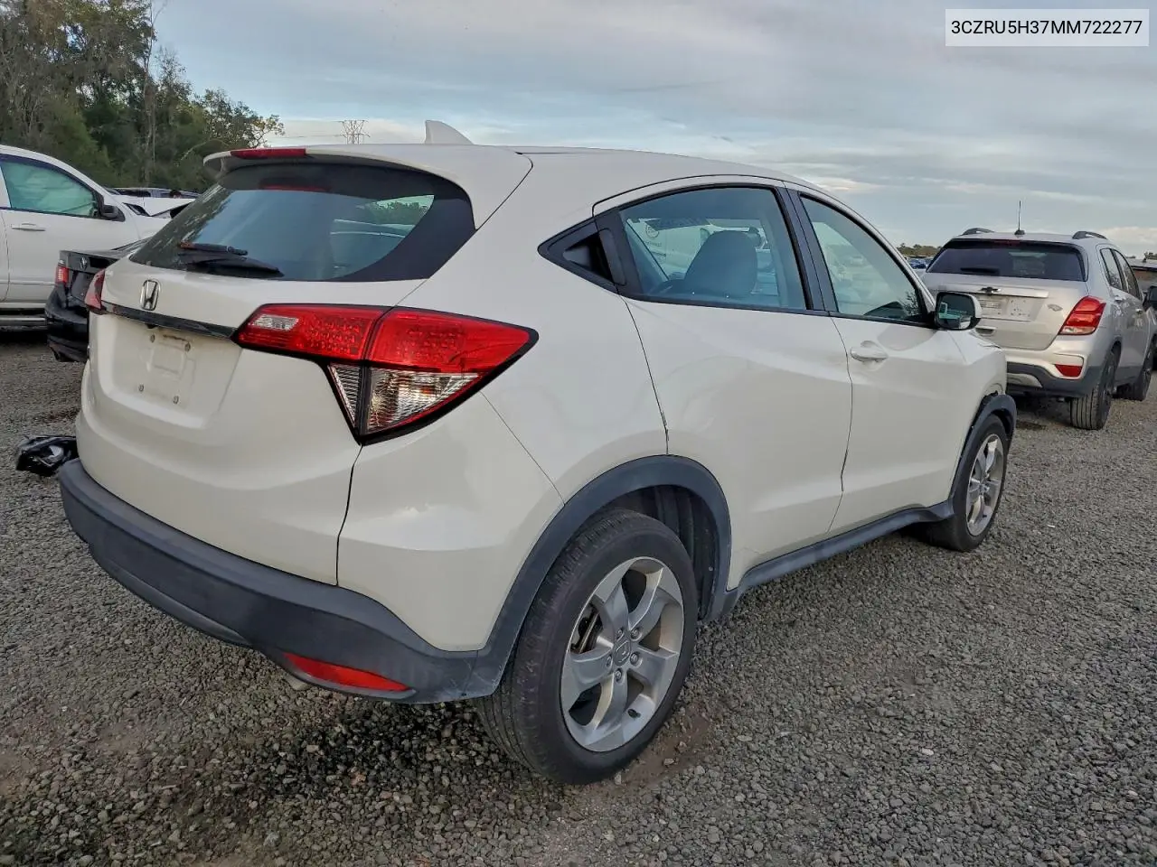3CZRU5H37MM722277 2021 Honda Hr-V Lx