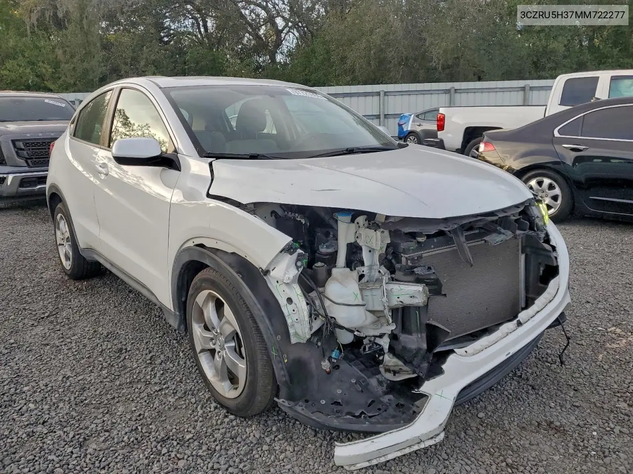 3CZRU5H37MM722277 2021 Honda Hr-V Lx