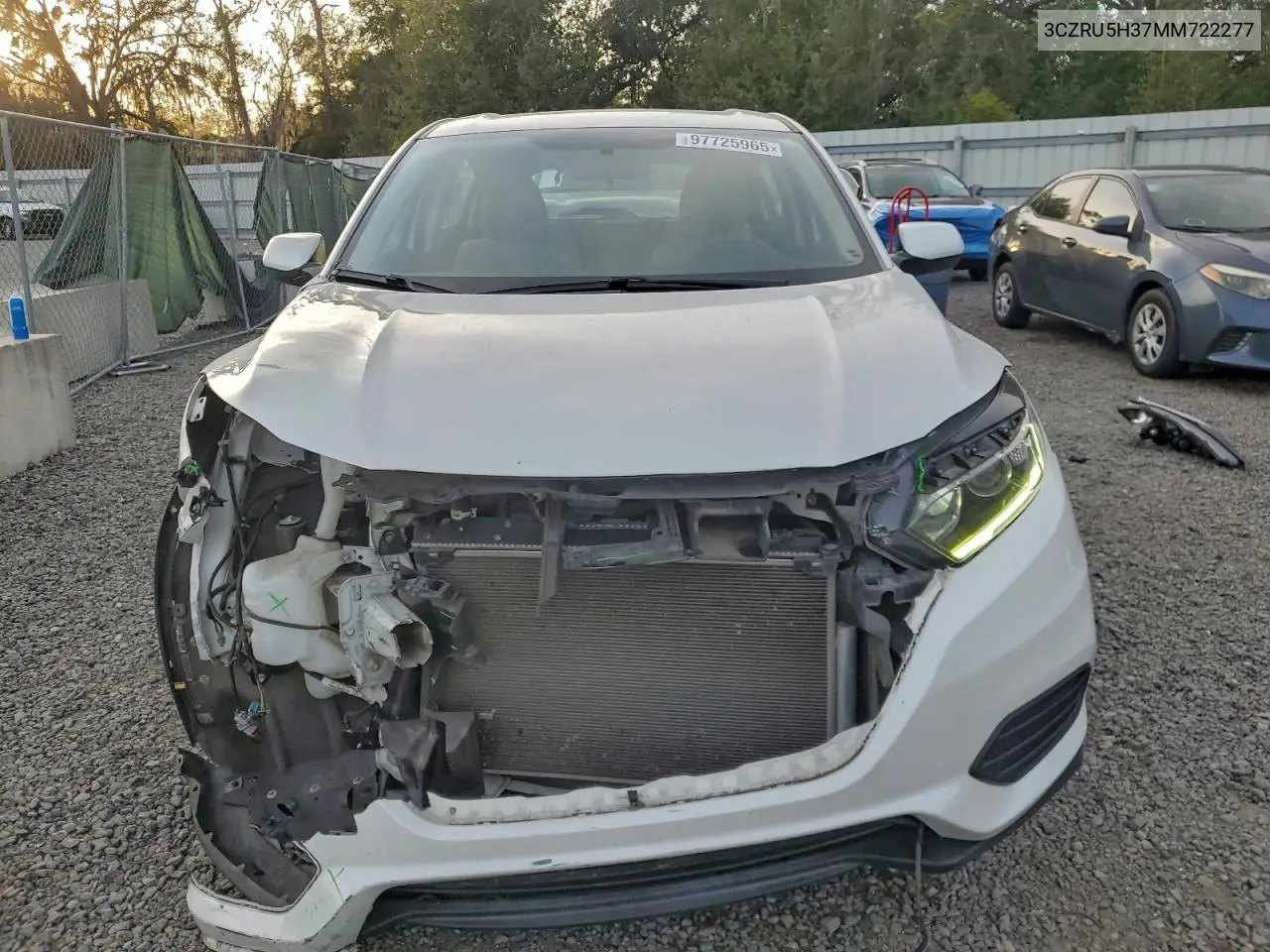 3CZRU5H37MM722277 2021 Honda Hr-V Lx