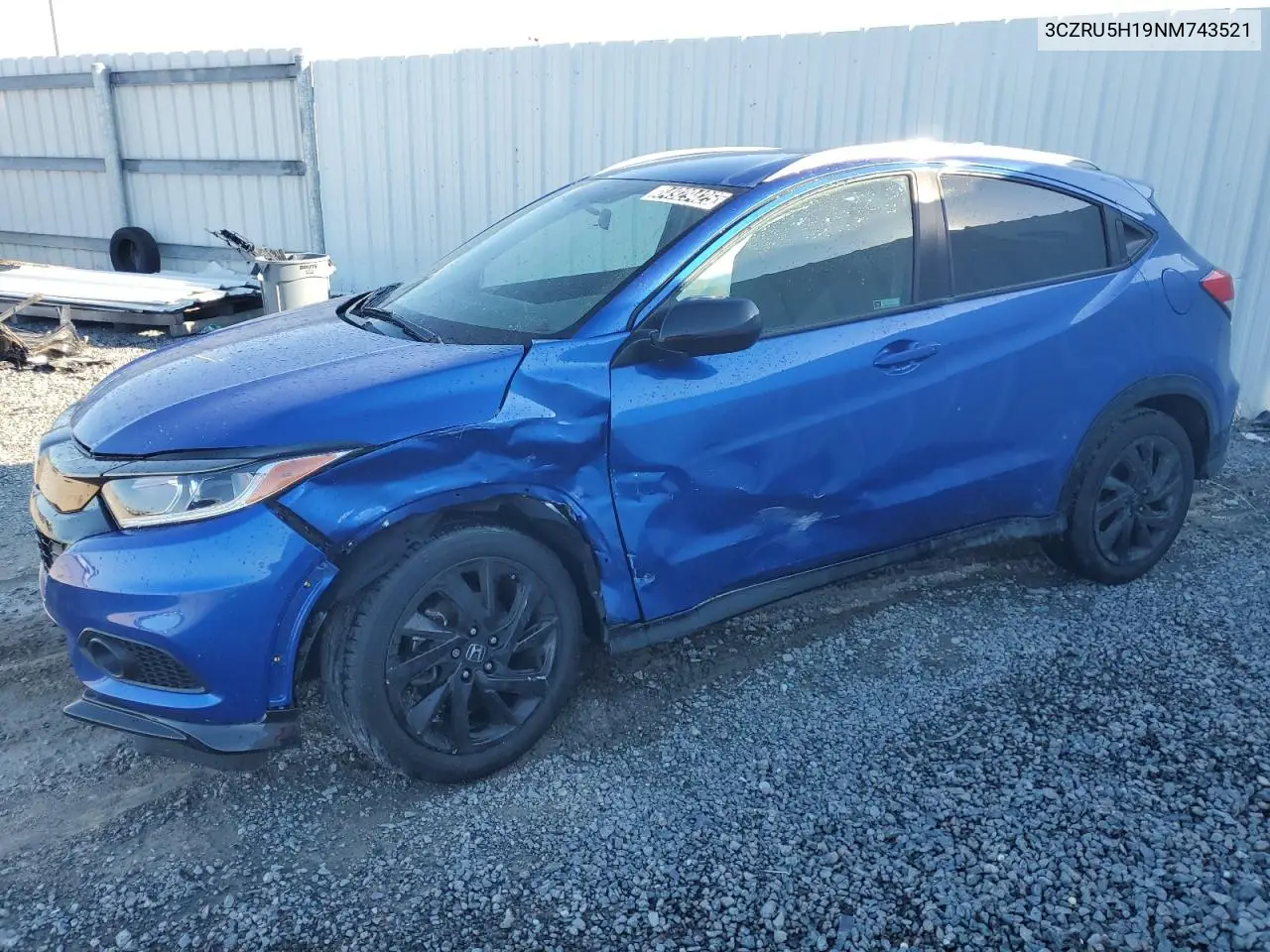 3CZRU5H19NM743521 2022 Honda Hr-V Sport