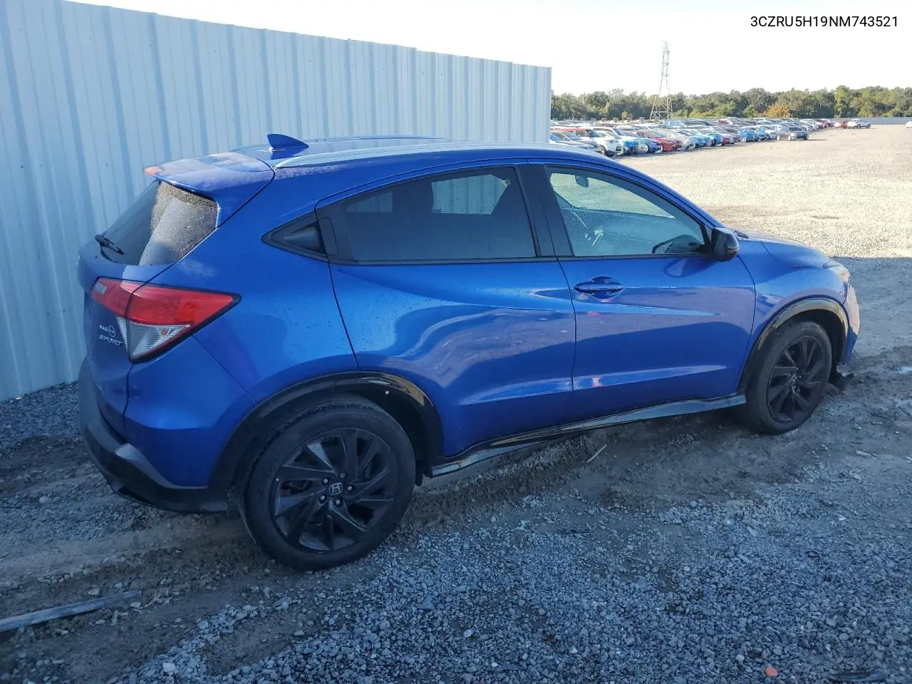 3CZRU5H19NM743521 2022 Honda Hr-V Sport