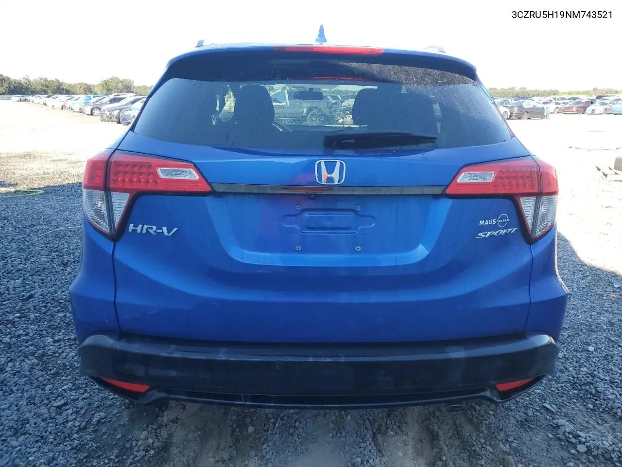 3CZRU5H19NM743521 2022 Honda Hr-V Sport
