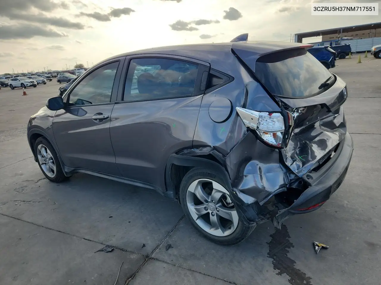 3CZRU5H37NM717551 2022 Honda Hr-V Lx