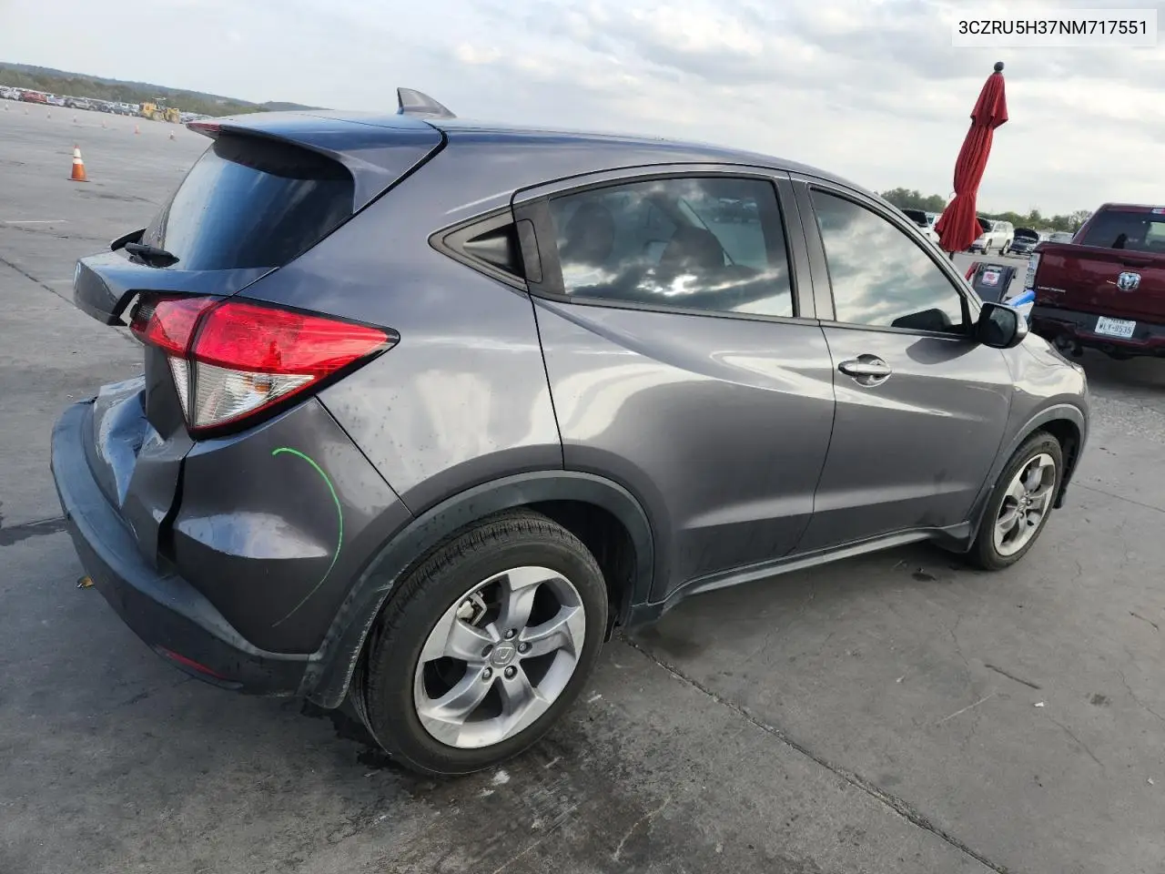 3CZRU5H37NM717551 2022 Honda Hr-V Lx