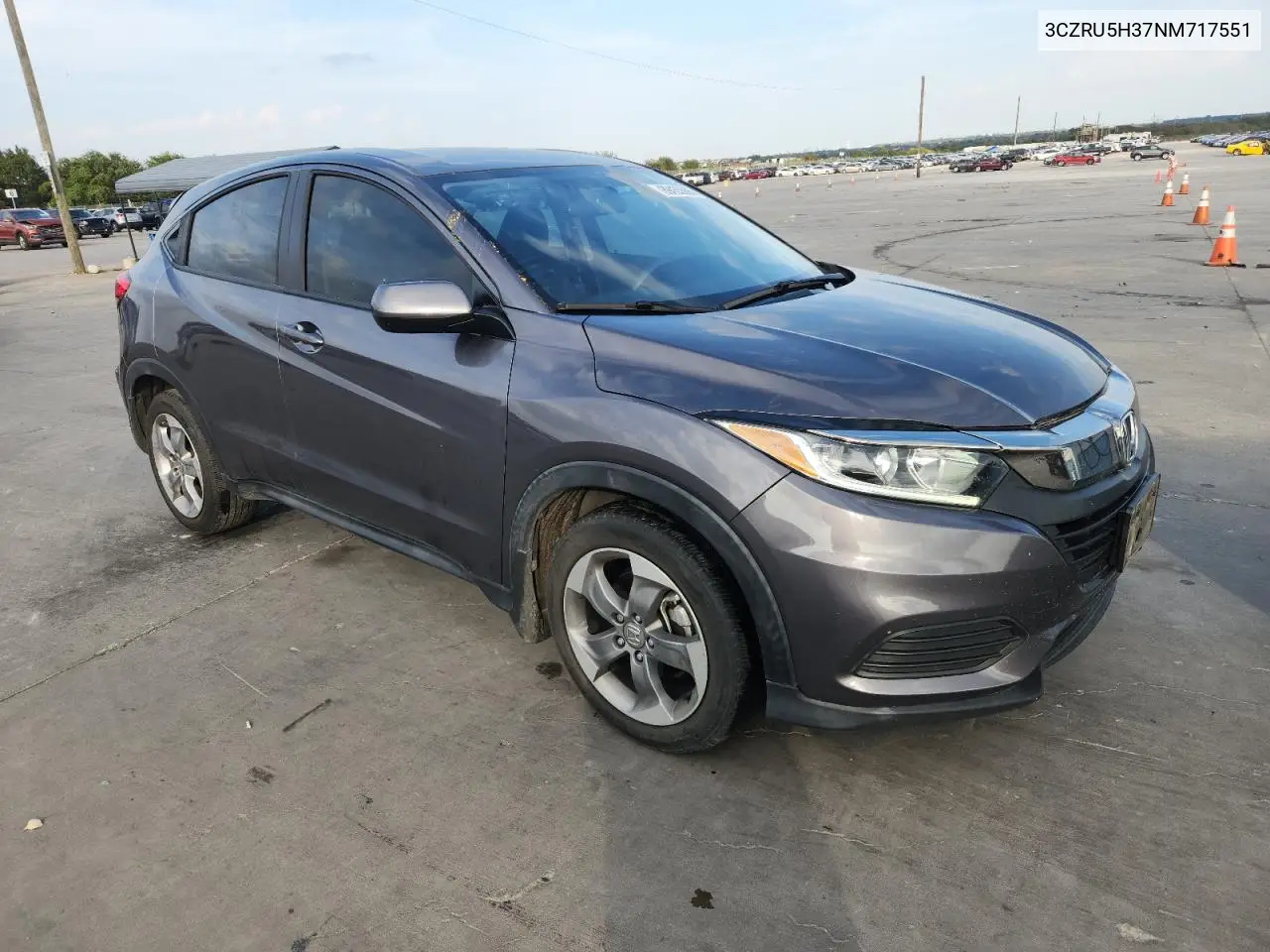 3CZRU5H37NM717551 2022 Honda Hr-V Lx