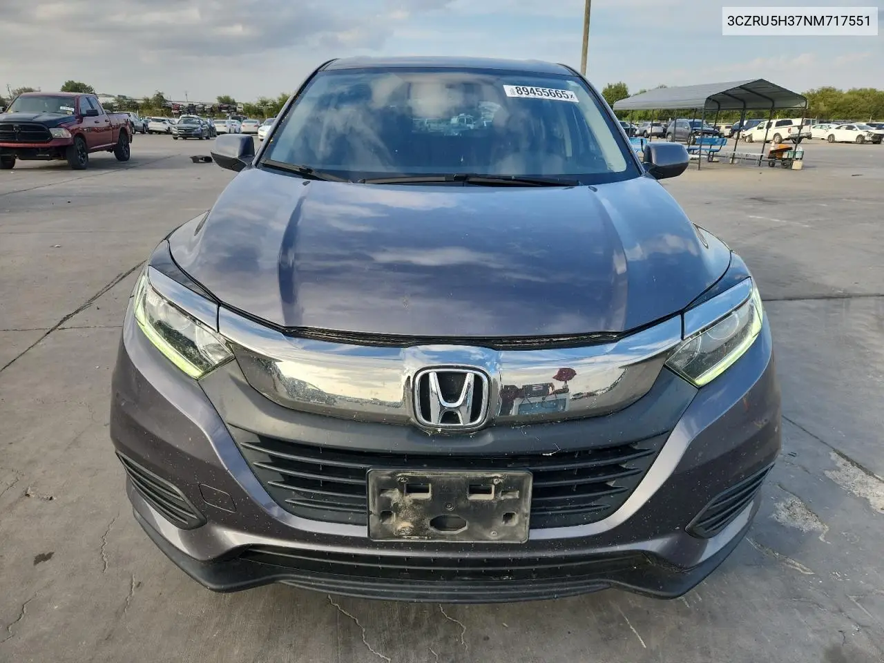3CZRU5H37NM717551 2022 Honda Hr-V Lx
