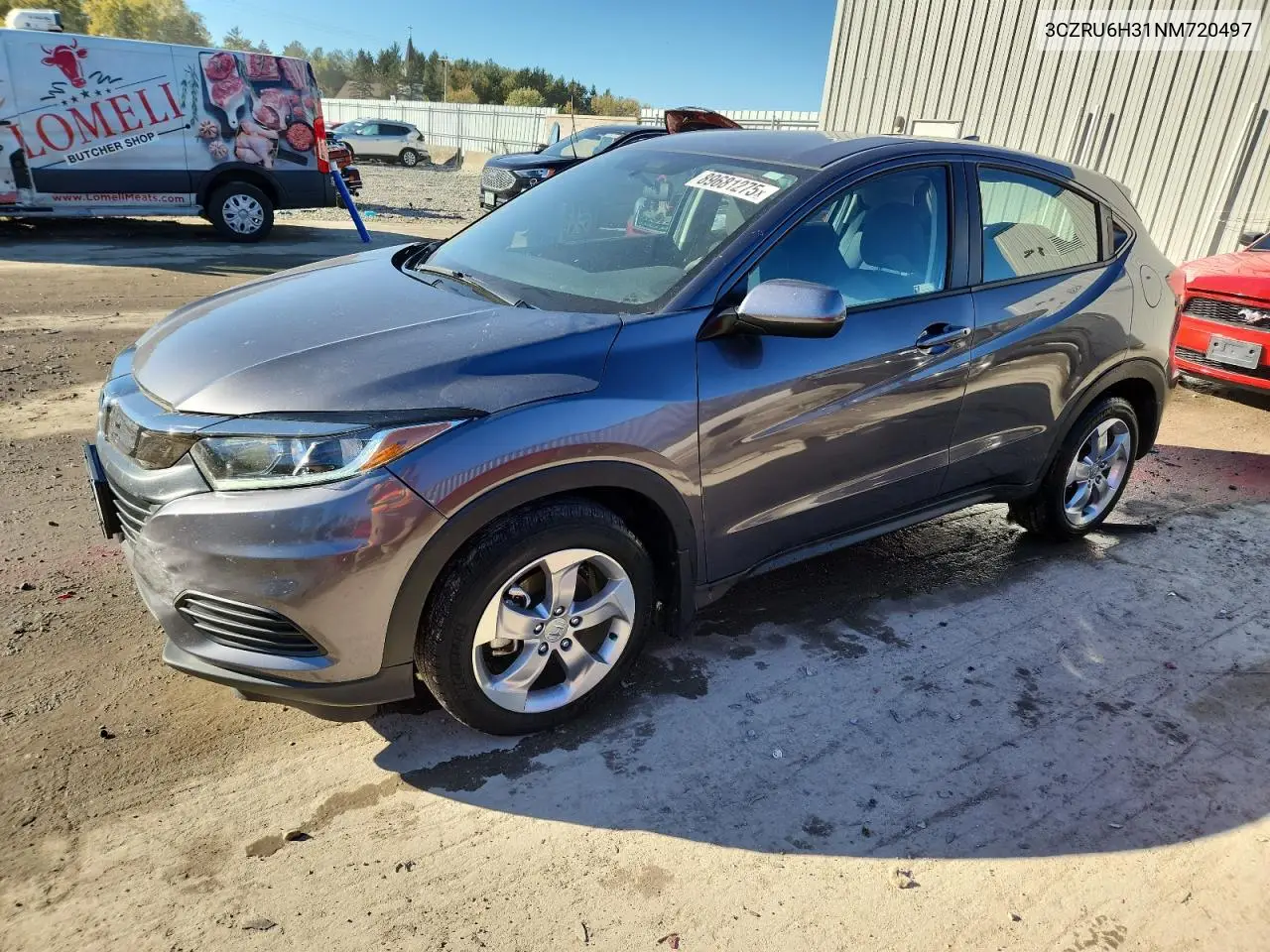 3CZRU6H31NM720497 2022 Honda Hr-V Lx