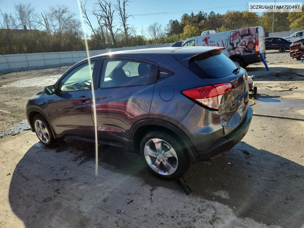 3CZRU6H31NM720497 2022 Honda Hr-V Lx
