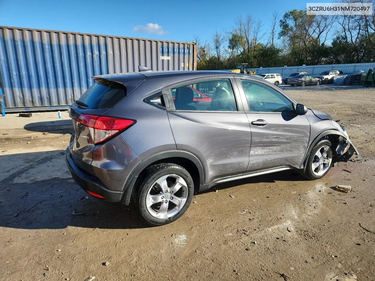 3CZRU6H31NM720497 2022 Honda Hr-V Lx