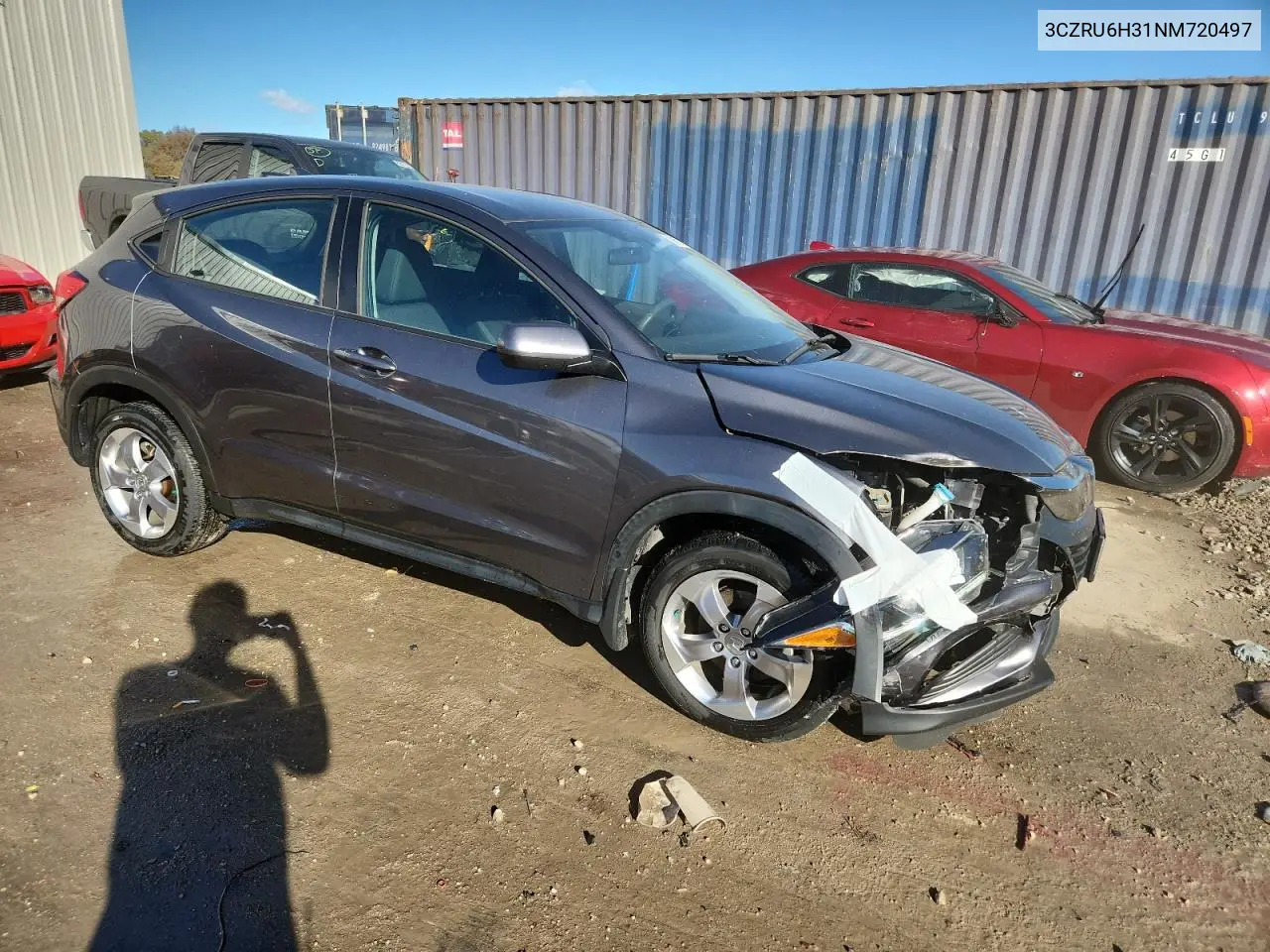 3CZRU6H31NM720497 2022 Honda Hr-V Lx