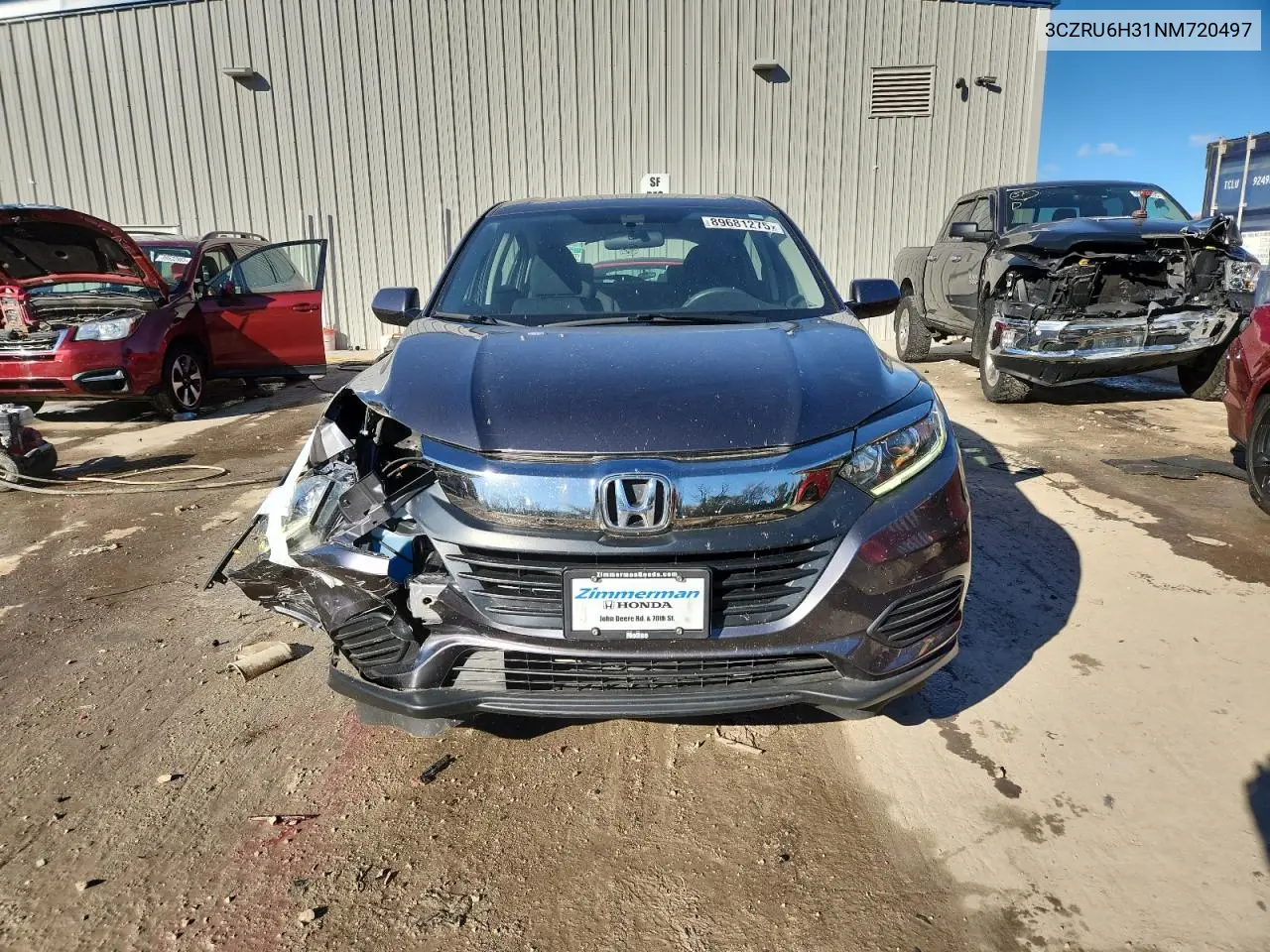 3CZRU6H31NM720497 2022 Honda Hr-V Lx