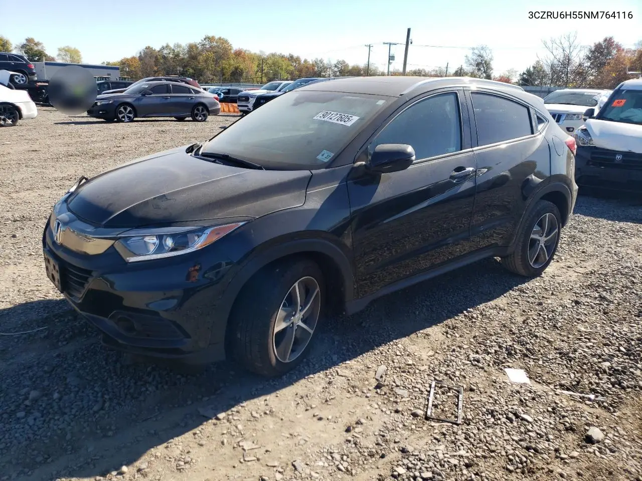 3CZRU6H55NM764116 2022 Honda Hr-V Ex