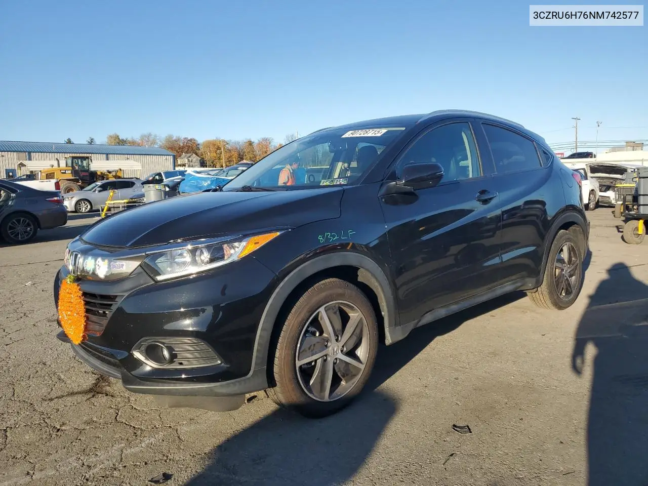 3CZRU6H76NM742577 2022 Honda Hr-V Exl