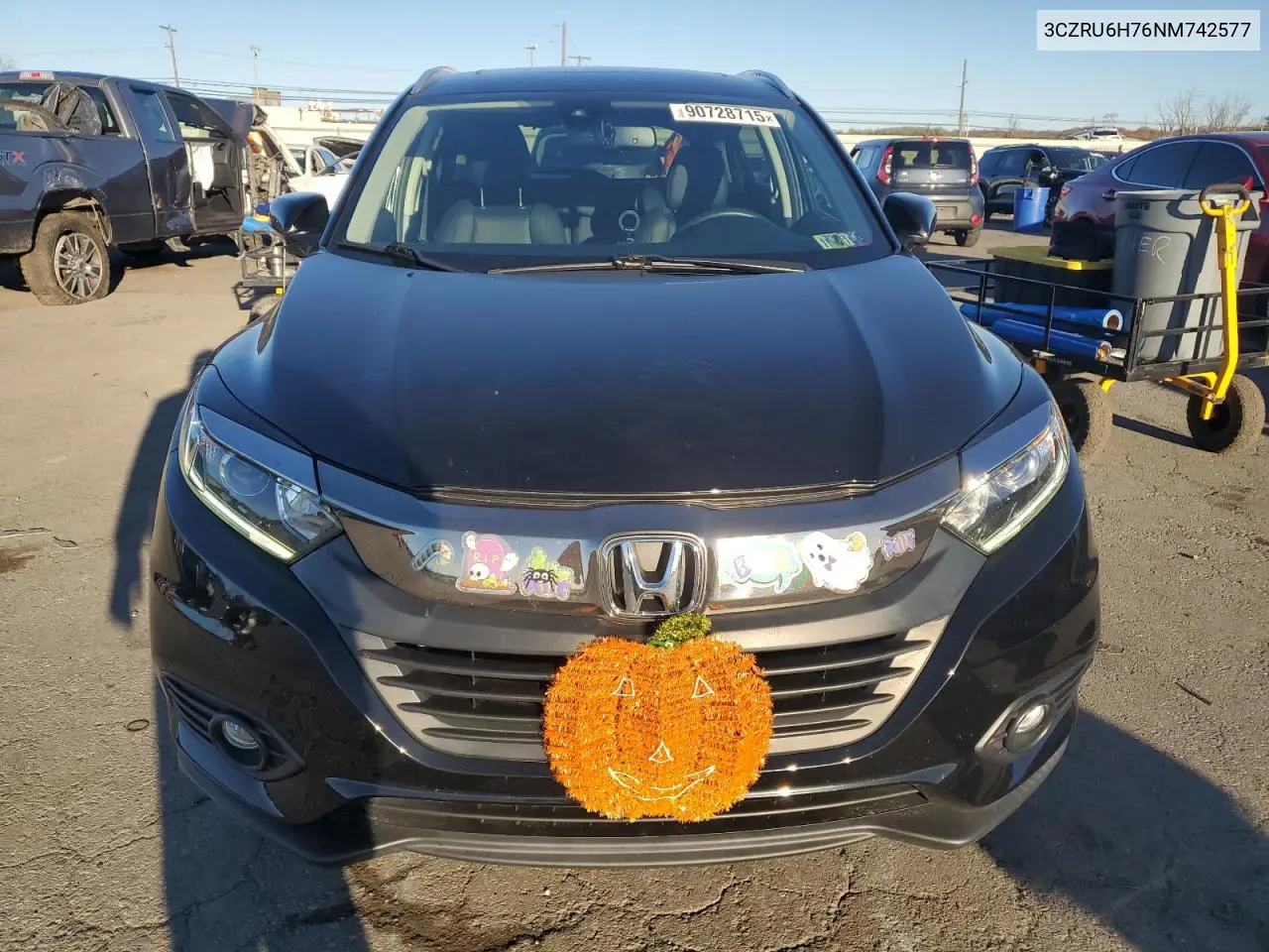 3CZRU6H76NM742577 2022 Honda Hr-V Exl