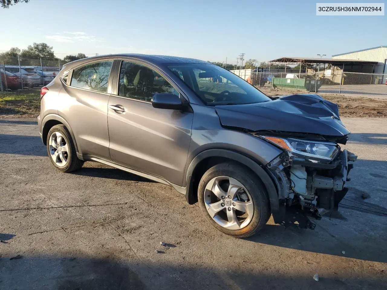 3CZRU5H36NM702944 2022 Honda Hr-V Lx