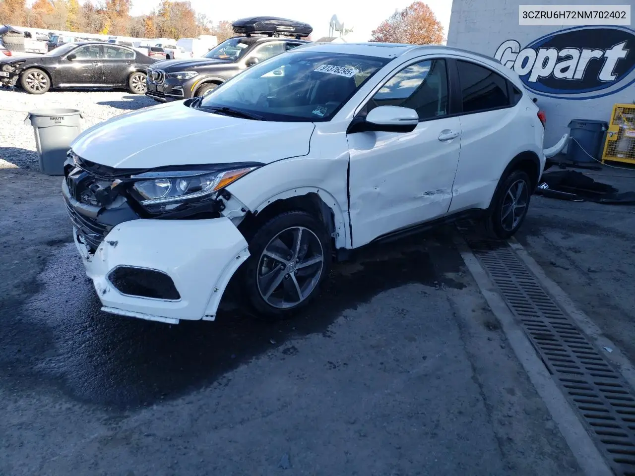 3CZRU6H72NM702402 2022 Honda Hr-V Exl