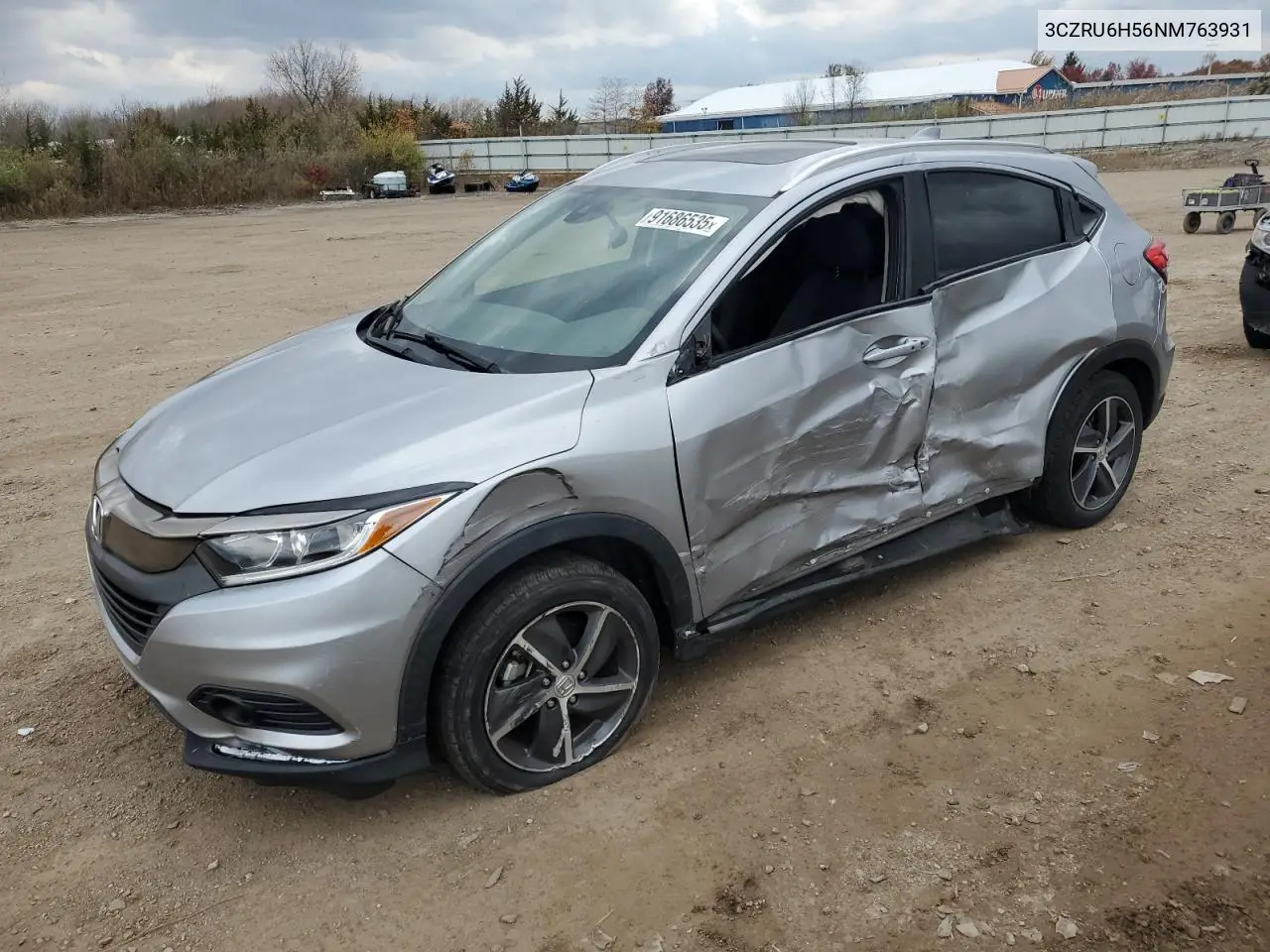 3CZRU6H56NM763931 2022 Honda Hr-V Ex