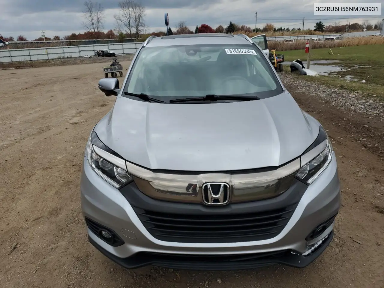 3CZRU6H56NM763931 2022 Honda Hr-V Ex