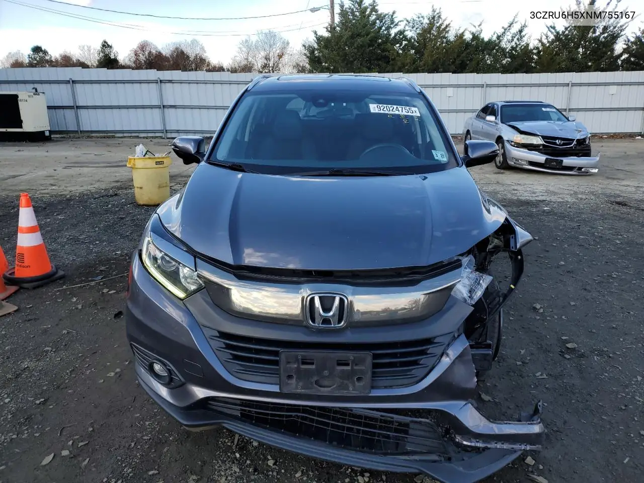 3CZRU6H5XNM755167 2022 Honda Hr-V Ex