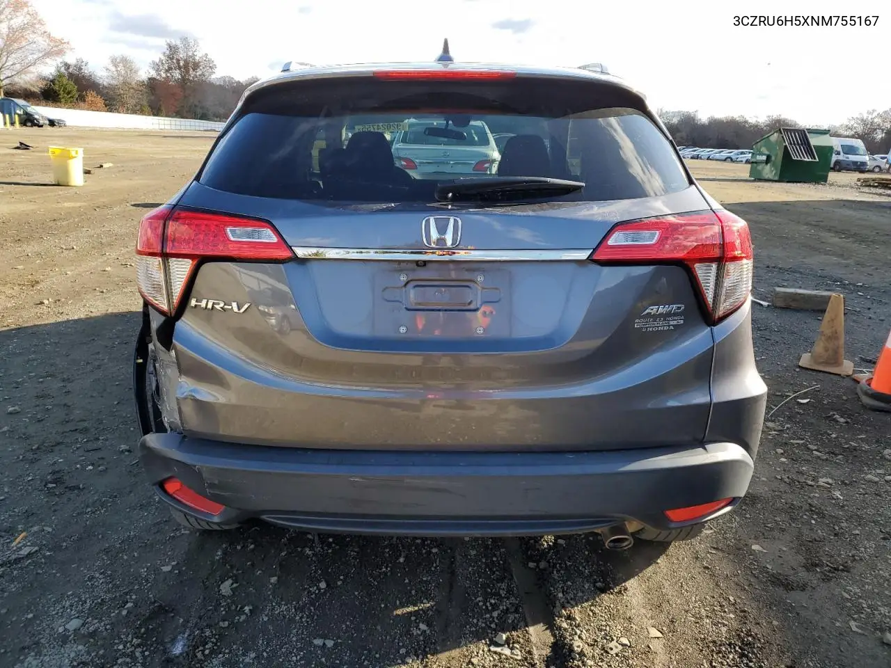 3CZRU6H5XNM755167 2022 Honda Hr-V Ex
