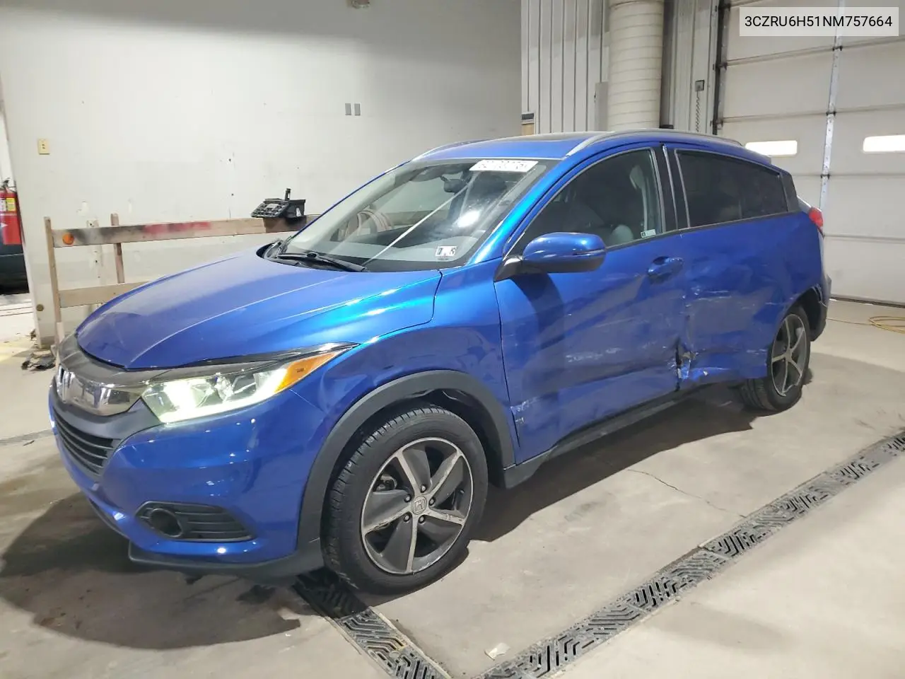 3CZRU6H51NM757664 2022 Honda Hr-V Ex