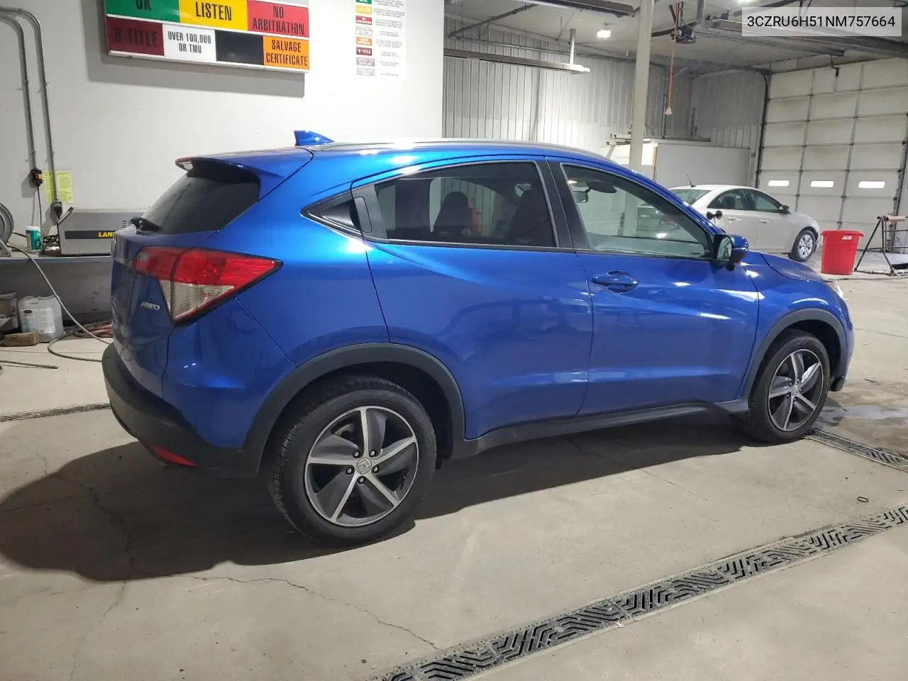 3CZRU6H51NM757664 2022 Honda Hr-V Ex